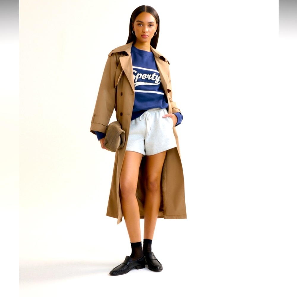 NWT - Abercrombie & Fitch Classic Trench Coat